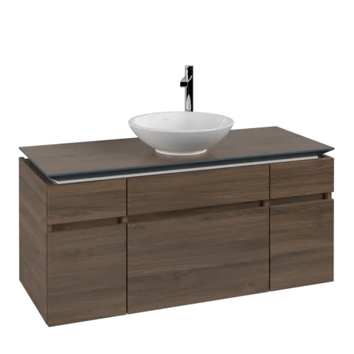 VILLEROY BOCH Legato toaletní skříňka, 5 výsuvů, 1200 x 550 x 500 mm, Arizona Oak / Arizona Oak #B57800VH