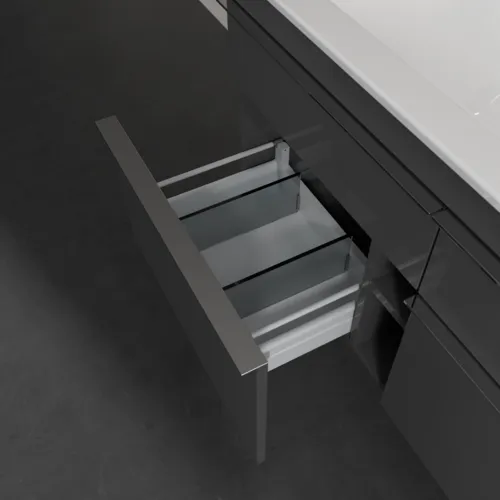 VILLEROY BOCH Venticello toaletní skříňka, 4 výsuvy, 1153 x 590 x 502 mm, lesklá šedá / lesklá šedá #A92901FP, obrázek 6
