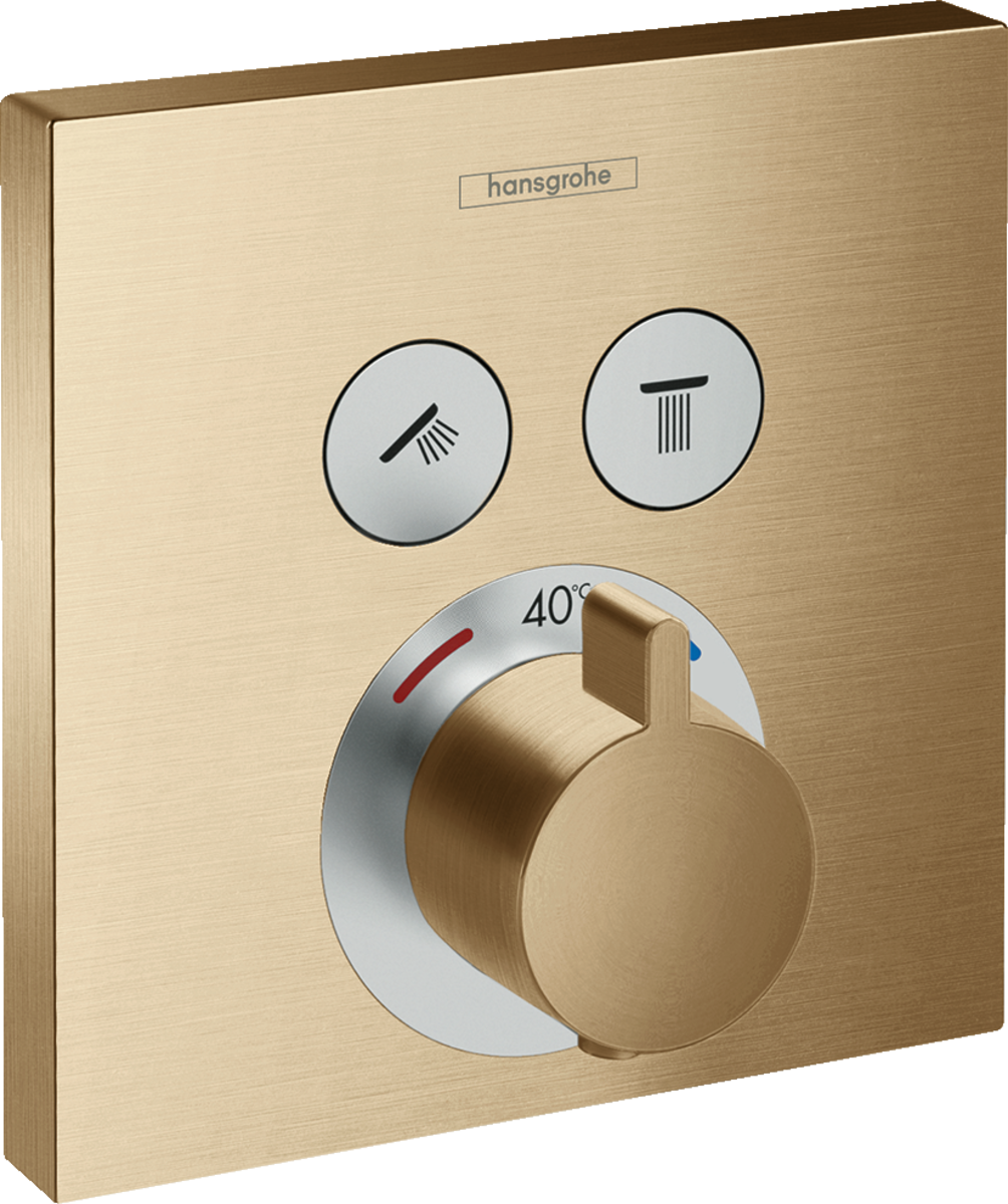 HANSGROHE ShowerSelect skrytý termostat pro 2 spotřebiče #15763140