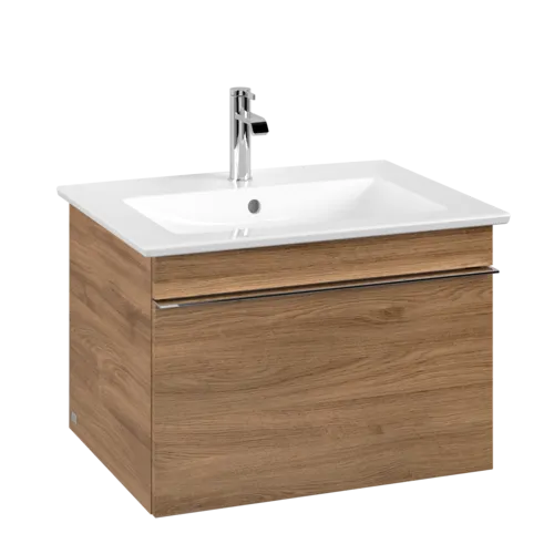 VILLEROY BOCH Venticello toaletní skříňka, 1 zásuvka, 603 x 420 x 502 mm, dub Kansas / dub Kansas #A93301RH