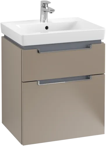 VILLEROY BOCH Subway 2.0 Vanity unit, 2 výsuvy, 537 x 590 x 423 mm, Truffle Grey #A90810VG