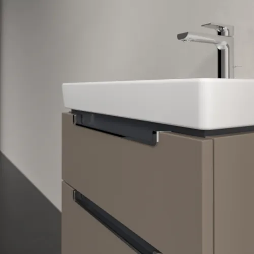 VILLEROY BOCH Subway 2.0 Vanity unit, 2 výsuvy, 537 x 590 x 423 mm, Truffle Grey #A90810VG, obrázek 5