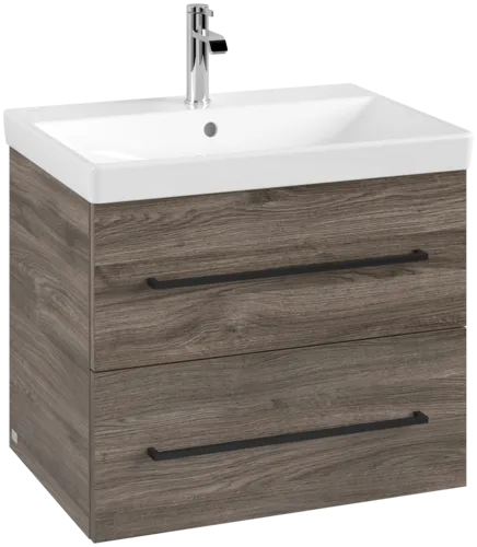 VILLEROY BOCH Avento toaletní skříňka, 2 výsuvy, 626 x 514 x 484 mm, dub kamenný #A89010RK