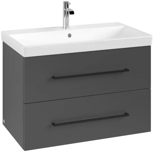 VILLEROY BOCH Avento toaletní skříňka, 2 výsuvy, 776 x 514 x 484 mm, grafitová barva #A89110VR
