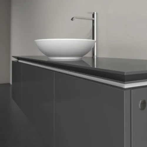 VILLEROY BOCH Legato toaletní skříňka, 3 výsuvy, 1400 x 380 x 500 mm, lesklá šedá / lesklá šedá #B58500FP, obrázek 5