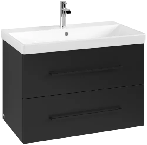 VILLEROY BOCH Avento toaletní skříňka, 2 výsuvy, 776 x 514 x 484 mm, Volcano Black #A89110VL