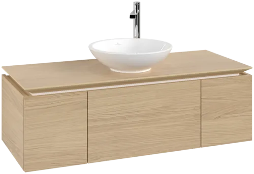 VILLEROY BOCH Legato toaletní skříňka, 3 výsuvy, 1200 x 380 x 500 mm, severský dub / severský dub #B57700VJ