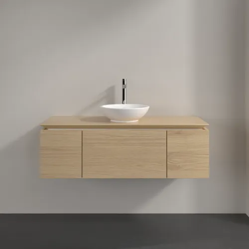 VILLEROY BOCH Legato toaletní skříňka, 3 výsuvy, 1200 x 380 x 500 mm, severský dub / severský dub #B57700VJ, obrázek 3