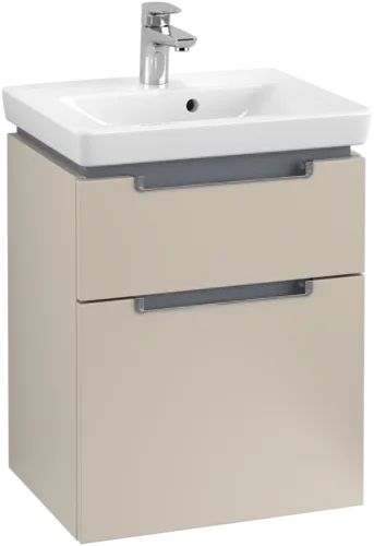 VILLEROY BOCH Subway 2.0 Vanity unit, 2 výsuvy, 485 x 590 x 379 mm, Soft Grey #A90710VK