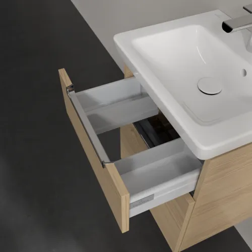 VILLEROY BOCH Subway 2.0 Vanity unit, 2 výsuvy, 485 x 590 x 379 mm, dub severský #A90710VJ, obrázek 7