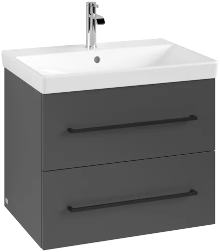 VILLEROY BOCH Avento toaletní skříňka, 2 výsuvy, 626 x 514 x 484 mm, grafitová barva #A89010VR