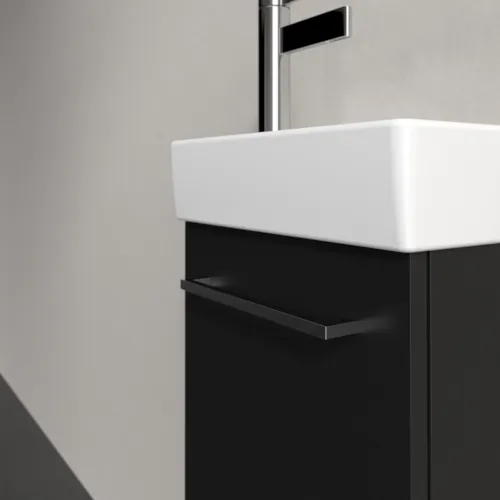 VILLEROY BOCH Avento toaletní skříňka, 1 dveře, 340 x 514 x 234 mm, Volcano Black #A87601VL, obrázek 5
