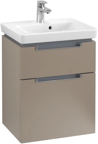 VILLEROY BOCH Subway 2.0 Vanity unit, 2 výsuvy, 485 x 590 x 379 mm, Truffle Grey #A90710VG