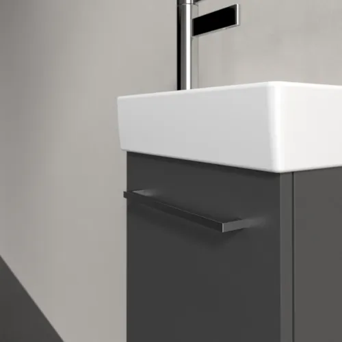 VILLEROY BOCH Avento toaletní skříňka, 1 dvířka, 340 x 514 x 234 mm, grafitová barva #A87601VR, obrázek 5
