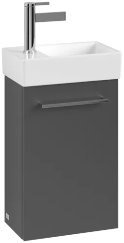 VILLEROY BOCH Avento toaletní skříňka, 1 dvířka, 340 x 514 x 234 mm, grafitová barva #A87601VR