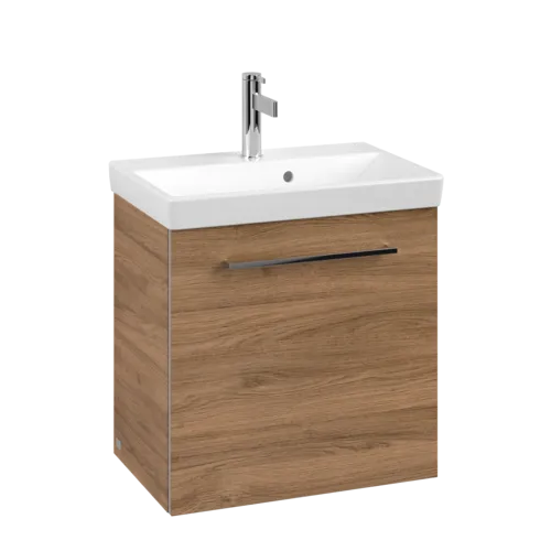 VILLEROY BOCH Avento toaletní skříňka, 1 dvířka, 526 x 526 x 384 mm, dub Kansas #A88801RH