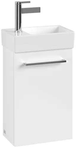 VILLEROY BOCH Avento toaletní skříňka, 1 dvířka, 340 x 514 x 234 mm, lesklá bílá #A87601VE