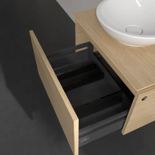 VILLEROY BOCH Legato toaletní skříňka, s osvětlením, 1 zásuvka, 600 x 380 x 500 mm, severský dub / severský dub #B567L0VJ, obrázek 5