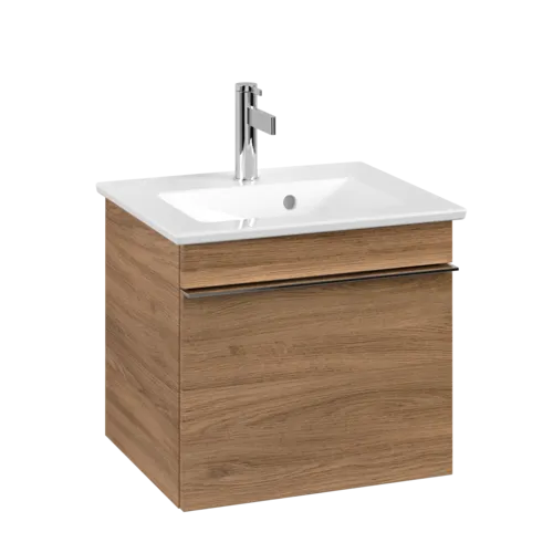 VILLEROY BOCH Venticello toaletní skříňka, 1 zásuvka, 466 x 420 x 425 mm, dub Kansas / dub Kansas #A93101RH