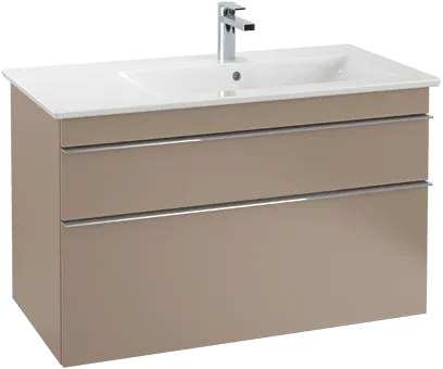 VILLEROY BOCH Venticello toaletní skříňka, 2 výsuvy, 953 x 590 x 502 mm, taupe / taupe #A92801VM