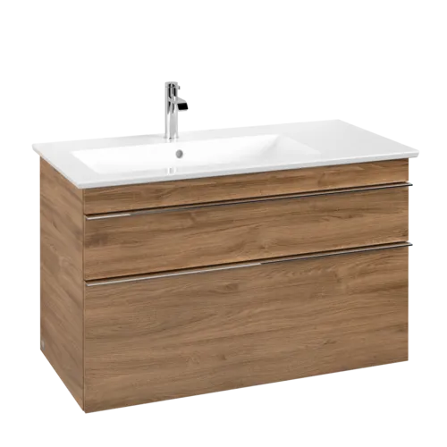 VILLEROY BOCH Toaletní skříňka Venticello, 2 výsuvy, 953 x 590 x 502 mm, dub Kansas / dub Kansas #A92701RH