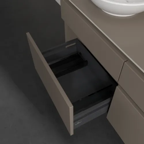 VILLEROY BOCH Legato toaletní skříňka, s osvětlením, 4 výsuvy, 1200 x 550 x 500 mm, Truffle Grey / Truffle Grey #B580L0VG, obrázek 5