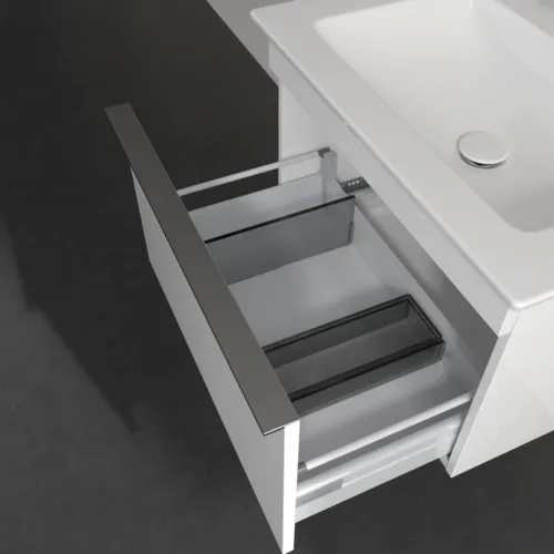 VILLEROY BOCH Venticello toaletní skříňka, 1 zásuvka, 603 x 420 x 502 mm, lesklá bílá / lesklá bílá #A93301DH, obrázek 6