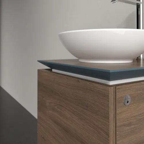 VILLEROY BOCH Legato toaletní skříňka, s osvětlením, 1 zásuvka, 450 x 380 x 500 mm, Arizona Oak / Arizona Oak #B565L0VH, obrázek 4