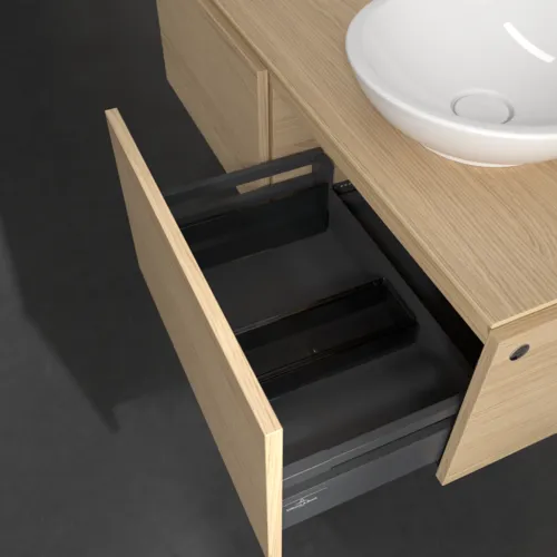 VILLEROY BOCH Legato toaletní skříňka, s osvětlením, 2 výsuvy, 1200 x 380 x 500 mm, severský dub / severský dub #B581L0VJ, obrázek 5