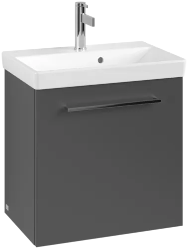 VILLEROY BOCH Avento toaletní skříňka, 1 dvířka, 526 x 514 x 384 mm, grafitová barva #A88800VR