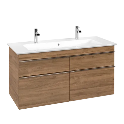 VILLEROY BOCH Toaletní skříňka Venticello, 4 výsuvy, 1153 x 590 x 502 mm, dub Kansas / dub Kansas #A92901RH