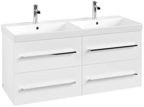 VILLEROY BOCH Avento toaletní skříňka, 4 výsuvy, 1180 x 514 x 484 mm, lesklá bílá #A89300VE