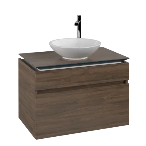 VILLEROY BOCH Legato toaletní skříňka, 2 výsuvy, 800 x 550 x 500 mm, Arizona Oak / Arizona Oak #B57000VH