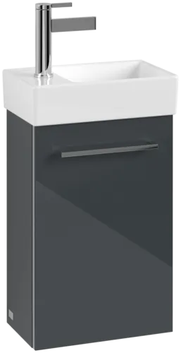 VILLEROY BOCH Avento toaletní skříňka, 1 dvířka, 340 x 514 x 234 mm, Crystal Grey #A87600B1
