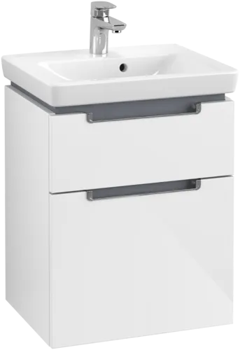 VILLEROY BOCH Subway 2.0 Vanity unit, 2 výsuvy, 485 x 590 x 379 mm, lesklá bílá #A90710DH