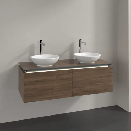 VILLEROY BOCH Legato toaletní skříňka, s osvětlením, 2 výsuvy, 1200 x 380 x 500 mm, Arizona Oak / Arizona Oak #B583L0VH, obrázek 2