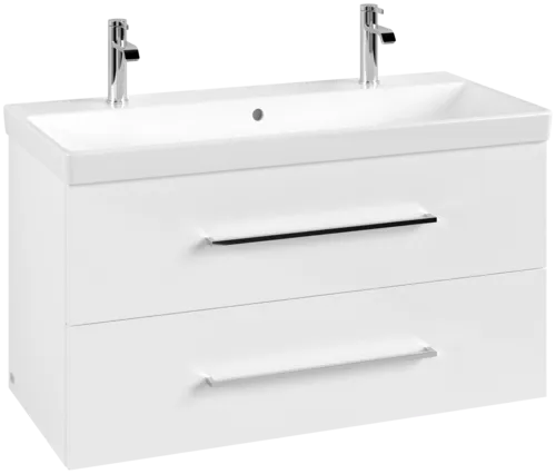 VILLEROY BOCH Avento toaletní skříňka, 2 výsuvy, 976 x 514 x 484 mm, lesklá bílá #A89200VE