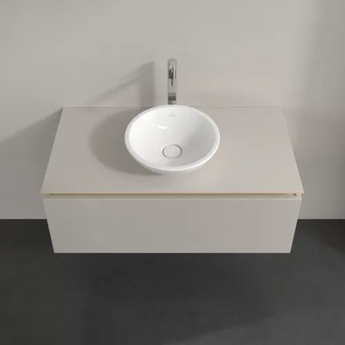 VILLEROY BOCH Legato toaletní skříňka, 1 zásuvka, 1000 x 380 x 500 mm, Soft Grey / Soft Grey #B57100VK, obrázek 4