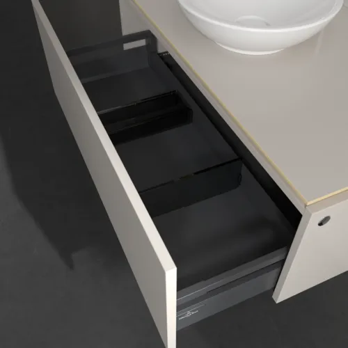 VILLEROY BOCH Legato toaletní skříňka, 1 zásuvka, 1000 x 380 x 500 mm, Soft Grey / Soft Grey #B57100VK, obrázek 6