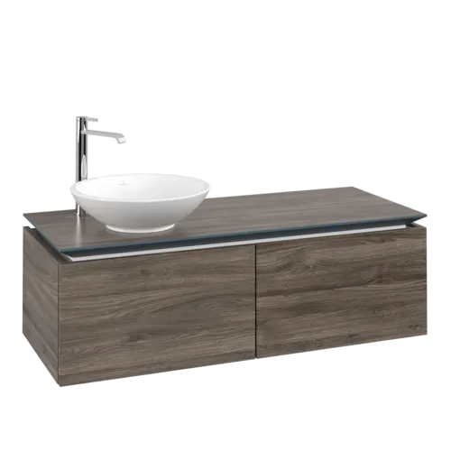 VILLEROY BOCH Legato toaletní skříňka, 2 výsuvy, 1200 x 380 x 500 mm, Kamenný dub / Kamenný dub #B57900RK