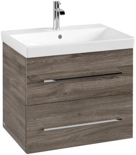 VILLEROY BOCH Avento toaletní skříňka, 2 výsuvy, 626 x 514 x 484 mm, dub kamenný #A89000RK