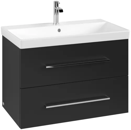 VILLEROY BOCH Avento toaletní skříňka, 2 výsuvy, 776 x 514 x 484 mm, Volcano Black #A89100VL