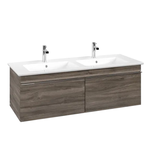 VILLEROY BOCH Toaletní skříňka Venticello, 2 výsuvy, 1253 x 420 x 502 mm, Kamenný dub / Kamenný dub #A93901RK