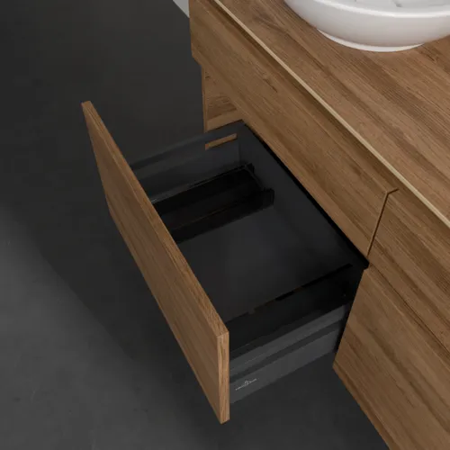 VILLEROY BOCH Legato toaletní skříňka, s osvětlením, 4 výsuvy, 1200 x 550 x 500 mm, dub Kansas / dub Kansas #B584L0RH, obrázek 5