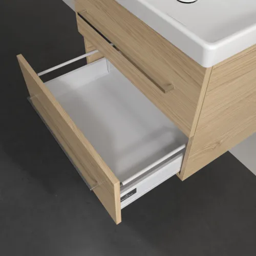 Obrázek V&B Avento umyvadlová skříňka, 626x514x484mm #A89000VJ - dub severský
