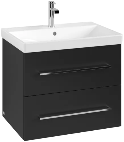 VILLEROY BOCH Avento toaletní skříňka, 2 výsuvy, 626 x 514 x 484 mm, Volcano Black #A89000VL