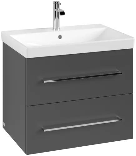 VILLEROY BOCH Avento toaletní skříňka, 2 výsuvy, 626 x 514 x 484 mm, grafitová barva #A89000VR