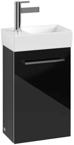 VILLEROY BOCH Avento toaletní skříňka, 1 dvířka, 340 x 514 x 234 mm, Crystal Black #A87601B3