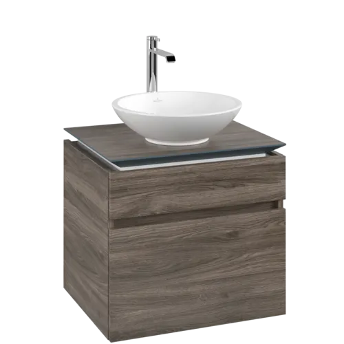 VILLEROY BOCH Legato toaletní skříňka, 2 výsuvy, 600 x 550 x 500 mm, Kamenný dub / Kamenný dub #B56800RK