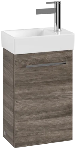 VILLEROY BOCH Avento toaletní skříňka, 1 dvířka, 340 x 514 x 234 mm, dub kamenný #A87600RK